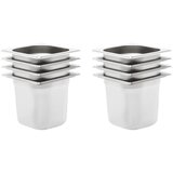  Gastronomske posode 8 kosov GN 1/6 150 mm nerjaveče jeklo | Shoptok.si