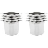  Posude Gastronorm 8 kom GN 1/6 150 mm od nehrđajućeg čelika | shoptok.hr