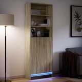  Visoka komoda LED boja hrasta 69x32,5x200 cm konstruirano drvo | Eponuda.ba