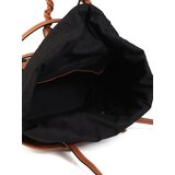 Lola Casademunt Nakupovalna torba rjava / kapučino / črna | Shoptok.si