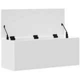  Kutija za pohranu bijela 90 x 35 x 35 cm od konstruiranog drva | shoptok.hr