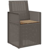  Vrtne stolice za blagovanje 2 pcs Svijetlosiva i taupe PP | shoptok.hr