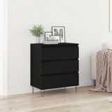  Komoda s ladicama Crni hrast 60x35x70 cm Izrađen od drva | shoptok.hr