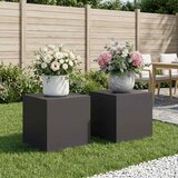  Stalak za biljke 2 pcs Crna 40 x 40 x 40 cm Čelik | shoptok.hr