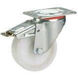 STABILIT Zakretni kotač za transportna kolica (Promjer kotačića: 125 mm, Nosivost: 220 kg, Klizni ležaj, S pločom i zaustavnikom) Cijene