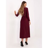Italy Moda Dress-IT-SK-21609.83-burgundy Cijene