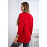 Kesi Blouse with graphics American Girl red S/M - L/XL | Shoptok.si