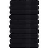 vidaXL Ručnici 10 kom crni 100 x 200 cm 360 gsm od 100 % pamuka | shoptok.hr