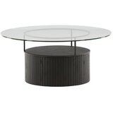 Furniture Fashion Bovall klub stolić ⌀90 cm, crni Slike