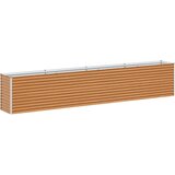 Povišena vrtna gredica 390 x 50 x 68 cm Cinkani čelik | Eponuda.com
