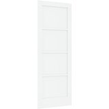 vidaXL notranja vrata "ORKDAL" bela 73.5x198.5x4 cm iz trde borovine Cene