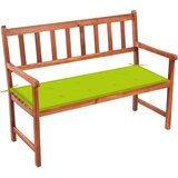 vidaXL Vrtna klop z blazino 120 cm trden akacijev les Cene