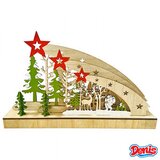  Drvena LED dekoracija 30x18cm | shoptok.hr