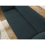 Bobochic Paris Temno modra sedežna garnitura iz rebrastega žameta 242 cm Giorgia – | Shoptok.si