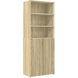 Ormarić za pohranu boja hrasta sonome 70 x 42 5 x 225 cm drveni | shoptok.hr