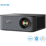 Byintek VEVSHAO A24 prenosni LED LCD projektor, GoogleTV, Dual WIFI, Bluetooth, 1700 ANSI lumnov, samodejni fokus, STEREO zvočniki, stojalo, max 4K UHD, USB / HDMI / AUX / RJ-45, +daljinec, črn - - Bonajo | Shoptok.si