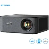 VEVSHAO A24 prenosni LED LCD projektor, GoogleTV, Dual WIFI, Bluetooth, 1700 ANSI lumnov, samodejni fokus, STEREO zvočniki, stojalo, max 4K UHD, USB / HDMI / AUX / RJ-45, +daljinec, črn - - Bonajo