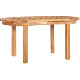  5-dijelna vrtna garnitura u obliku banane od masivne tikovine Smeđa 90 x 50 x 45 cm | shoptok.hr