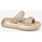 Boto Decorated Women's Platform Sandals Golden Jestella | ePonuda.com