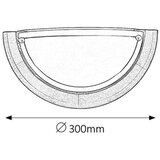  Brilagi - Zidna svetiljka ORBIS 1xE27/60W/230V, 30 cm, borovina | Eponuda.com