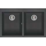  Sudoper Elleci Quadra 350 + slavina C02 Nero + ispirač čaša | shoptok.hr