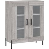 The Living Store Komoda siva sonoma 69,5x34x90 cm inženirski les - Komoda, (21503421) | Shoptok.si
