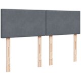  Krevet s oprugama i madracem tamnosivi 140x190 cm baršunasti | shoptok.hr