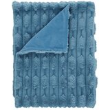 Bianca Modra odeja iz mikropliša 150x200 cm Carved Fur – | Shoptok.si