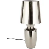 Kovinska namizna svetilka v srebrni barvi s kovinskim senčilom (višina 42 cm) Classy –