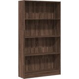 Maison Chic Knjižna omara - Knjižni regal rjavi hrast 80x24x143 cm inženirski les, (21725854) | Shoptok.si