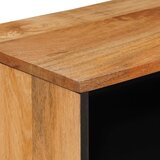 TV ormar s pohranom Prirodna 80 x 33 x 46 cm Čvrsto drvo manga | shoptok.hr