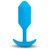 b-Vibe Vibracijski analni čep - Snug Plug 3 L, moder