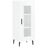 Maison Chic Komoda - Predalnik visok sijaj bela 34,5x34x90 cm inženirski les, (21720172) | Shoptok.si