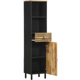 Maison Chic Kopalniška omarica - Kopalniški kabinet 38x33,5x160 cm Masivni les Mango, (21794464) Cene