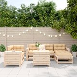  7-dijelni set vrtnih sofa od masivne borovine | shoptok.hr