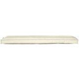 vidaXL Jastuk za vani Krem Poliester 40 cm x 150 cm x 7 cm | shoptok.hr