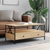  Stolić za kavu boja hrasta 100 x 51 x 45 cm konstruirano drvo | shoptok.hr