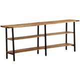 vidaXL konzolna miza 180x35x70 cm masivni les Mango | Shoptok.si