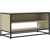 Maison Chic TV omarica - TV stojalo - Televizijska omarica sonoma hrast 91x40x46 cm inženirski les in kovina, (21699793) Cene