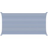 vidaXL Sončno platno Modra in bela 5 x 2,5 m 100% poliester Oxford, (5000222552) | Shoptok.si