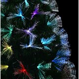 vidaXL Umestno božično drevo z dekorativnimi lučmi Zelena 210 cm PVC | Shoptok.si