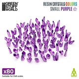Green Stuff World Purple Resin Crystals Small | Ljubičasti smolasti kristali mali 6–10mm (80 kom) Cene