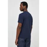 Lacoste Pamučna majica za muškarce, boja: tamno plava, bez uzorka | shoptok.hr