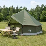 šator s krovom Maslinastozelena 400 x 400 x 250 cm
