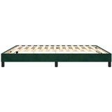  Okvir za krevet s oprugom tamnozeleni 180x200 cm baršunasti | shoptok.hr