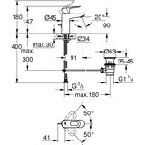 Grohe 23803000 BauLoop armatura za umivalnik | Shoptok.si