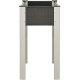  Povišena vrtna gredica 75 x 40 x 75 cm WPC siva | shoptok.hr