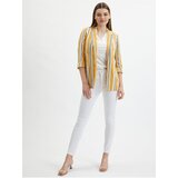 Orsay Orange Ladies Striped Linen Jacket - Women Cene