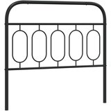 vidaXL Metalno uzglavlje crno 100 cm | shoptok.hr