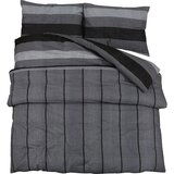  The Living Store Posteljnina temno sivo 260x240 cm bombaž - Komplet Prevlek Za Odejo, (21493933) | Shoptok.si